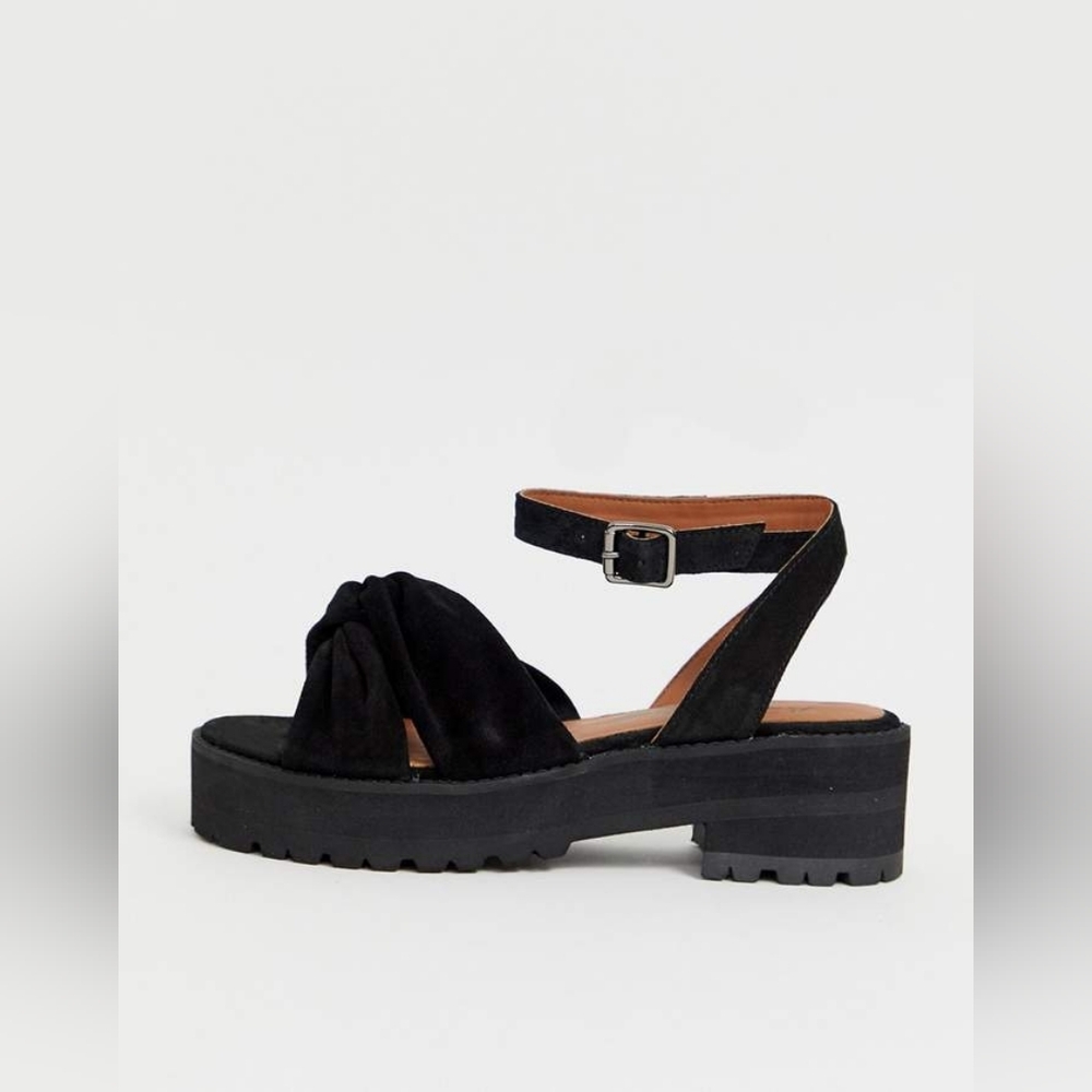 Free People Essex Chunky‎ Suede Strap Sandals